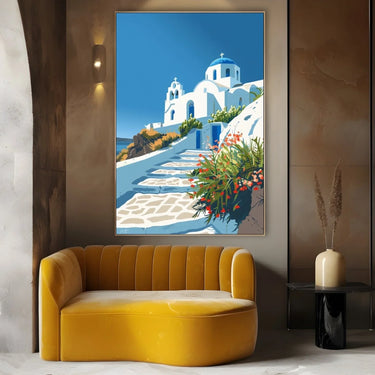 Quadro Stampa su Tela Visioni D'Isola - CupidoDesign