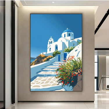 Quadro Stampa su Tela Visioni D'Isola - CupidoDesign