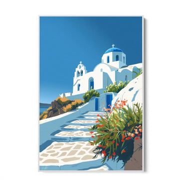 Quadro Stampa su Tela Visioni D'Isola - CupidoDesign