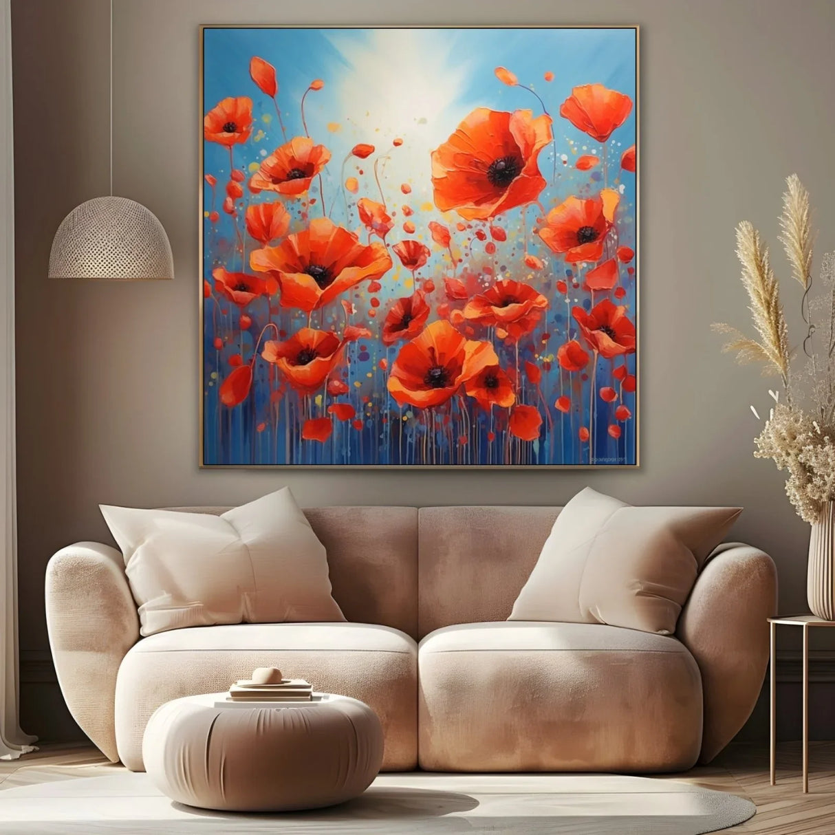 Quadro Stampa su Tela Visioni Floreali - CupidoDesign