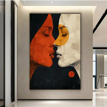 Quadro Stampa su Tela Visioni Intrecciate - CupidoDesign