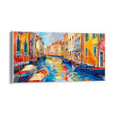 Quadro Stampa su Tela Visioni tra le Gondole - CupidoDesign