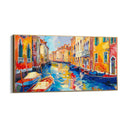 Quadro Stampa su Tela Visioni tra le Gondole - CupidoDesign