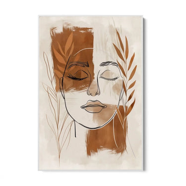 Quadro Stampa su Tela Viso di tela - CupidoDesign