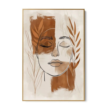 Quadro Stampa su Tela Viso di tela - CupidoDesign