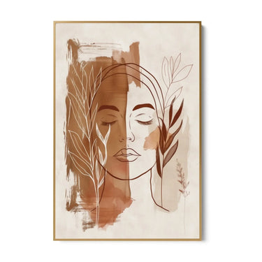 Quadro Stampa su Tela Viso di tela - CupidoDesign