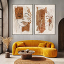 Quadro Stampa su Tela Viso di tela - CupidoDesign