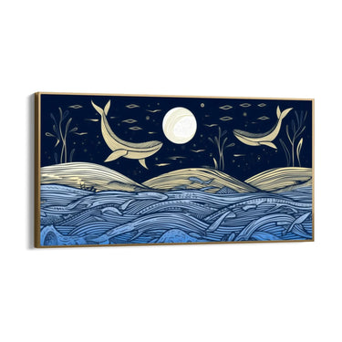 Quadro Stampa su Tela Vita marina - CupidoDesign