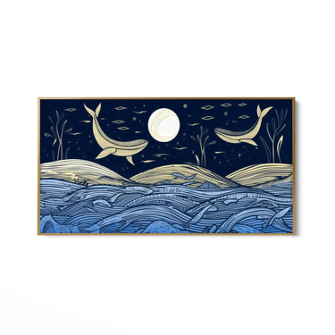 Quadro Stampa su Tela Vita marina - CupidoDesign