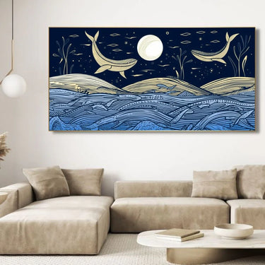 Quadro Stampa su Tela Vita marina - CupidoDesign