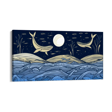 Quadro Stampa su Tela Vita marina - CupidoDesign