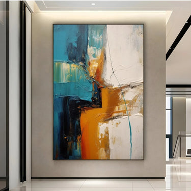 Quadro Stampa su Tela Vivacità astratta - CupidoDesign