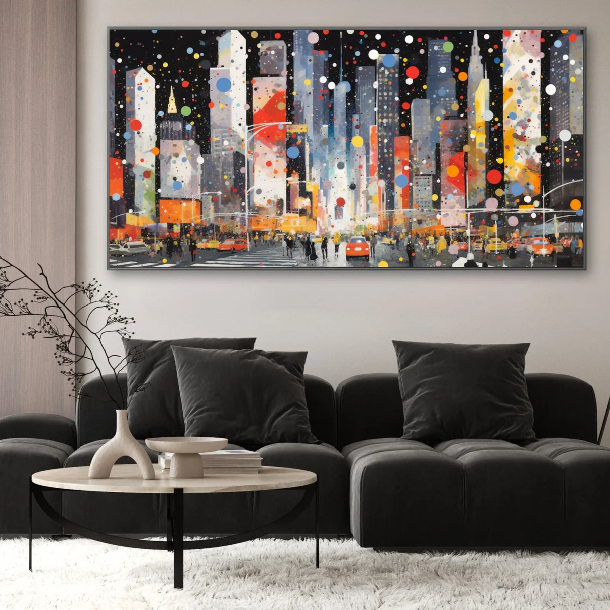 Quadro Stampa su Tela Vivacità urbana - CupidoDesign