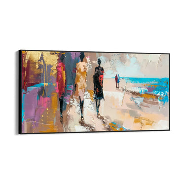 Quadro Stampa su Tela Voci di Spiaggia - CupidoDesign