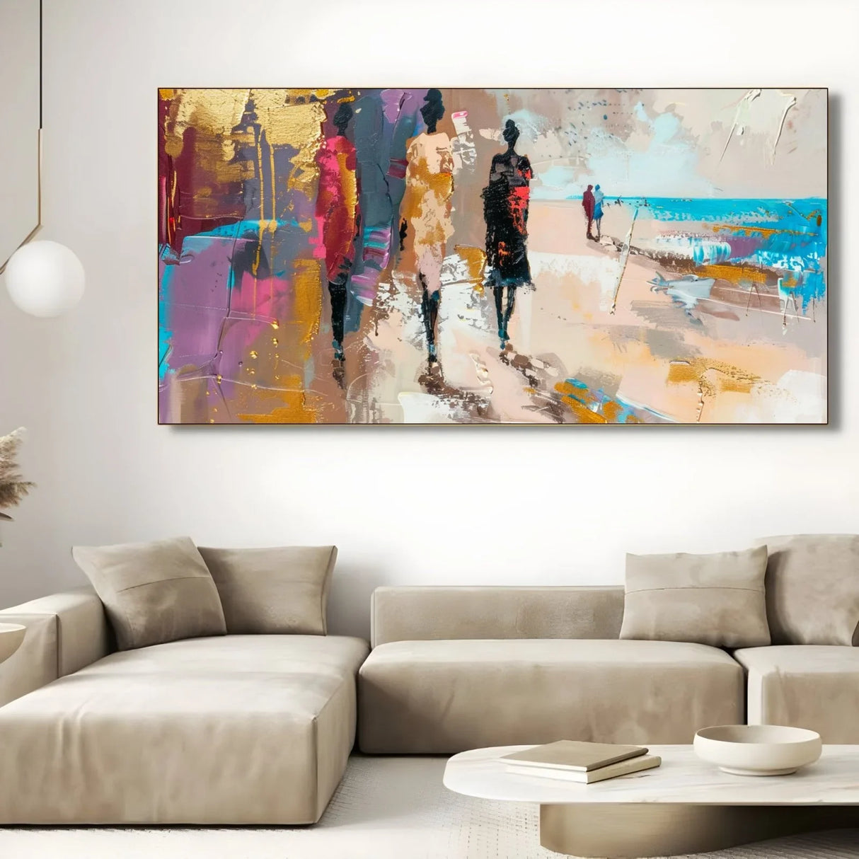 Quadro Stampa su Tela Voci di Spiaggia - CupidoDesign