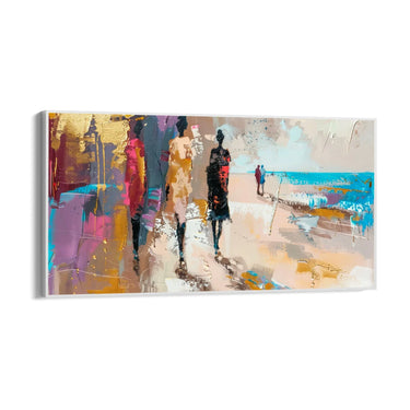 Quadro Stampa su Tela Voci di Spiaggia - CupidoDesign