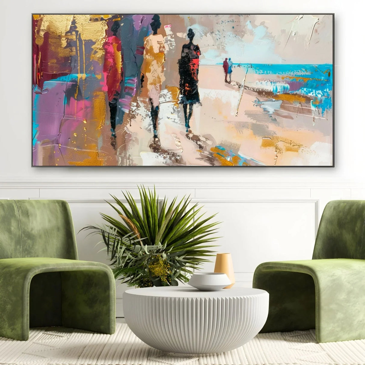 Quadro Stampa su Tela Voci di Spiaggia - CupidoDesign