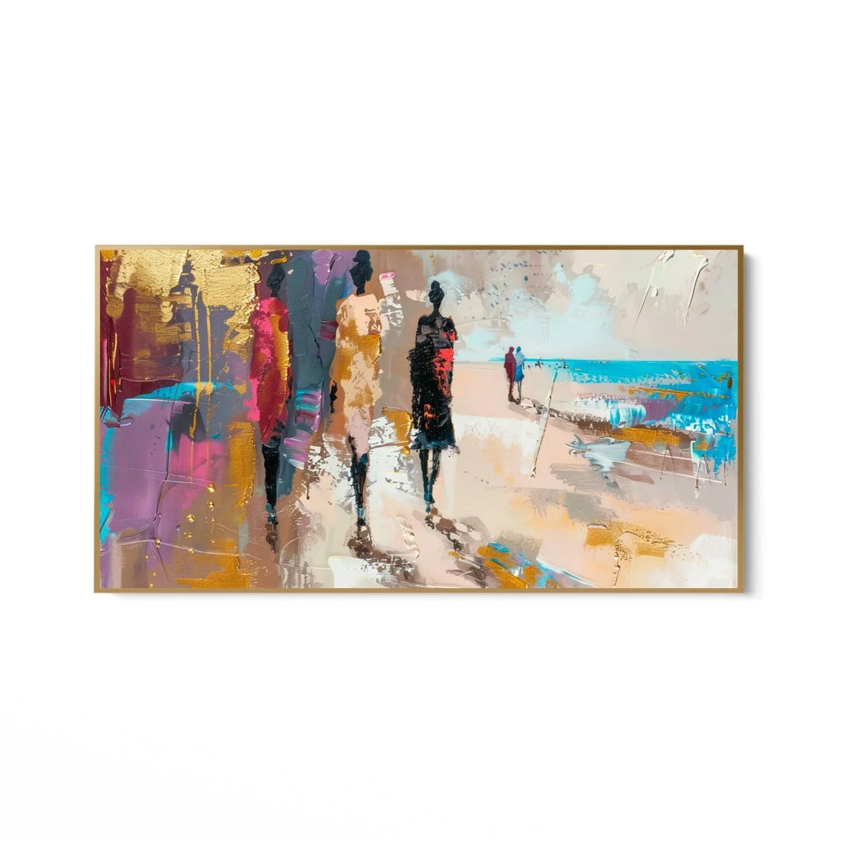 Quadro Stampa su Tela Voci di Spiaggia - CupidoDesign