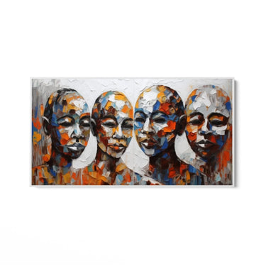 Quadro Stampa su Tela Voci Invisibili - CupidoDesign