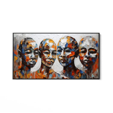 Quadro Stampa su Tela Voci Invisibili - CupidoDesign