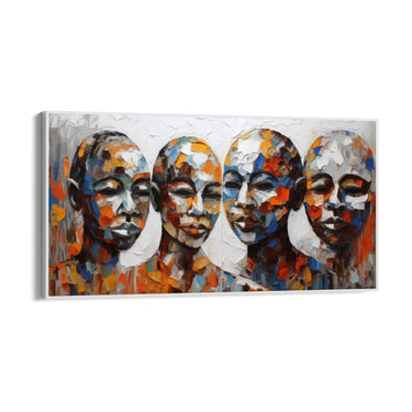 Quadro Stampa su Tela Voci Invisibili - CupidoDesign