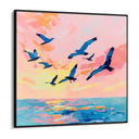 Quadro Stampa su Tela Volo al tramonto - CupidoDesign