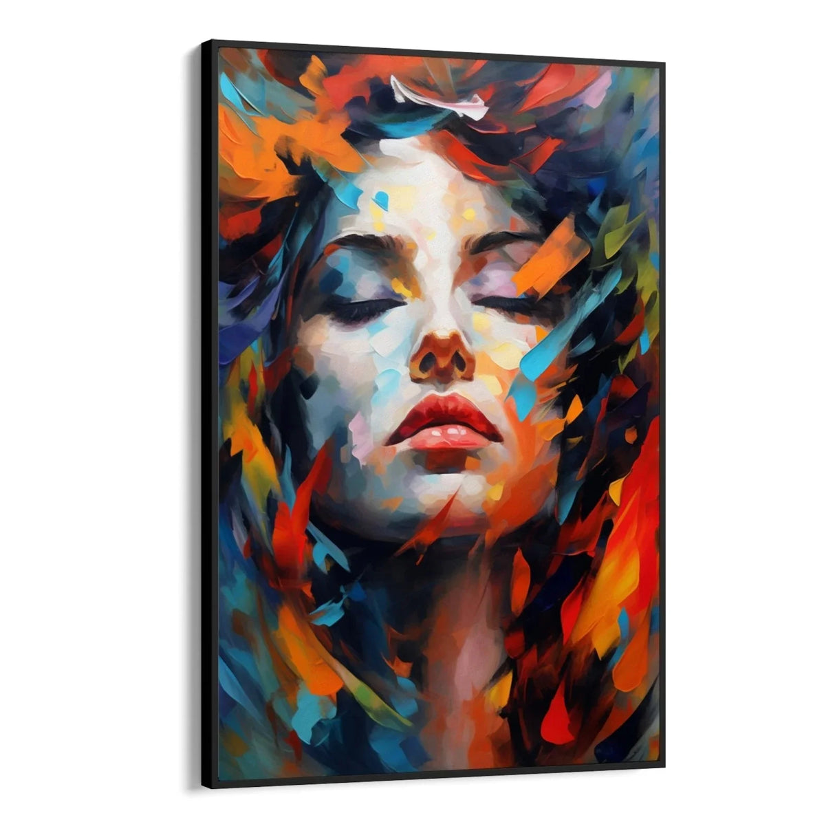 Quadro Stampa su Tela Volto Arcobaleno - CupidoDesign