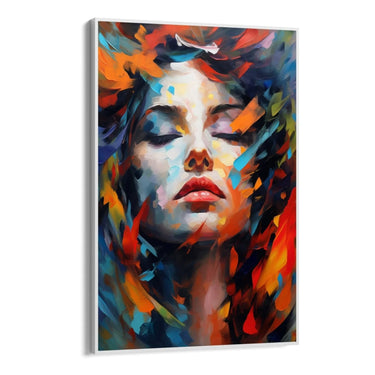 Quadro Stampa su Tela Volto Arcobaleno - CupidoDesign
