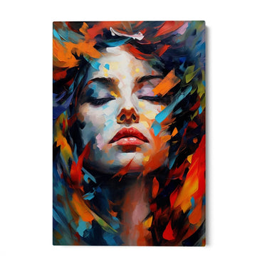 Quadro Stampa su Tela Volto Arcobaleno - CupidoDesign