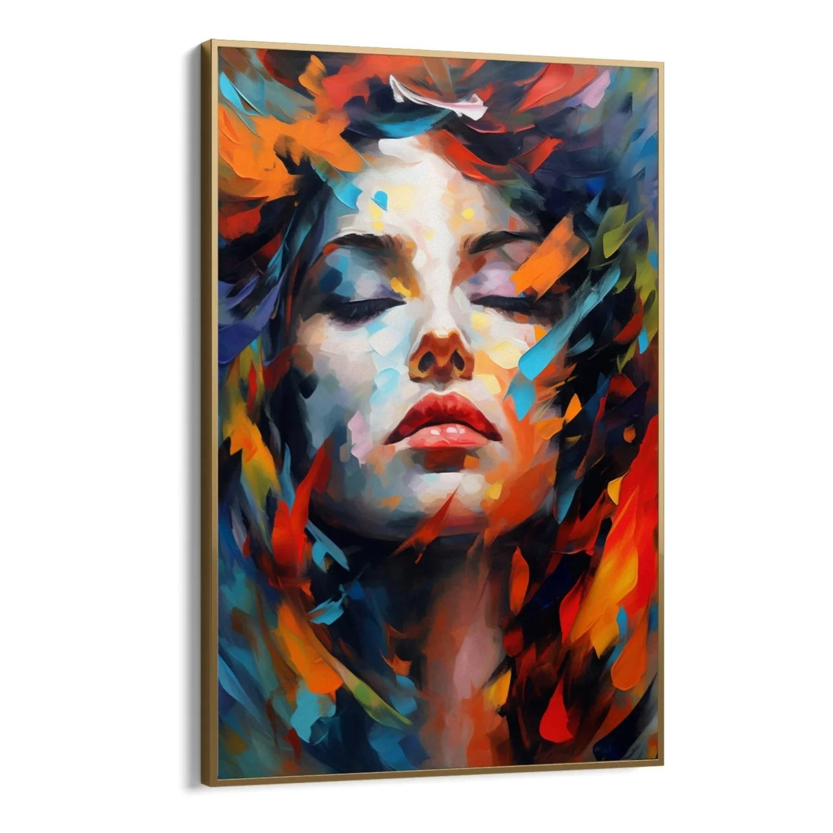 Quadro Stampa su Tela Volto Arcobaleno - CupidoDesign