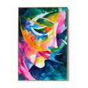 Quadro Stampa su Tela Volto cromatico - CupidoDesign