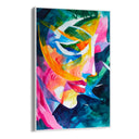 Quadro Stampa su Tela Volto cromatico - CupidoDesign