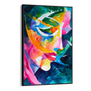Quadro Stampa su Tela Volto cromatico - CupidoDesign