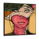 Quadro Stampa su Tela Volto curioso - CupidoDesign