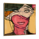 Quadro Stampa su Tela Volto curioso - CupidoDesign