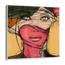 Quadro Stampa su Tela Volto curioso - CupidoDesign