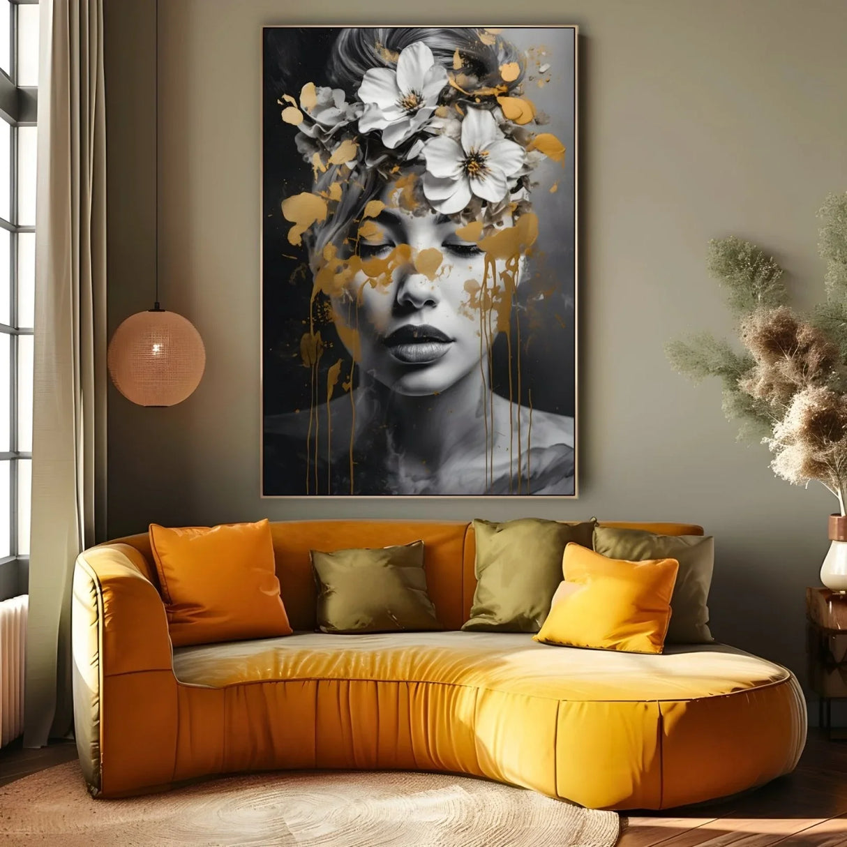 Quadro Stampa su Tela Volto dell'anima - CupidoDesign