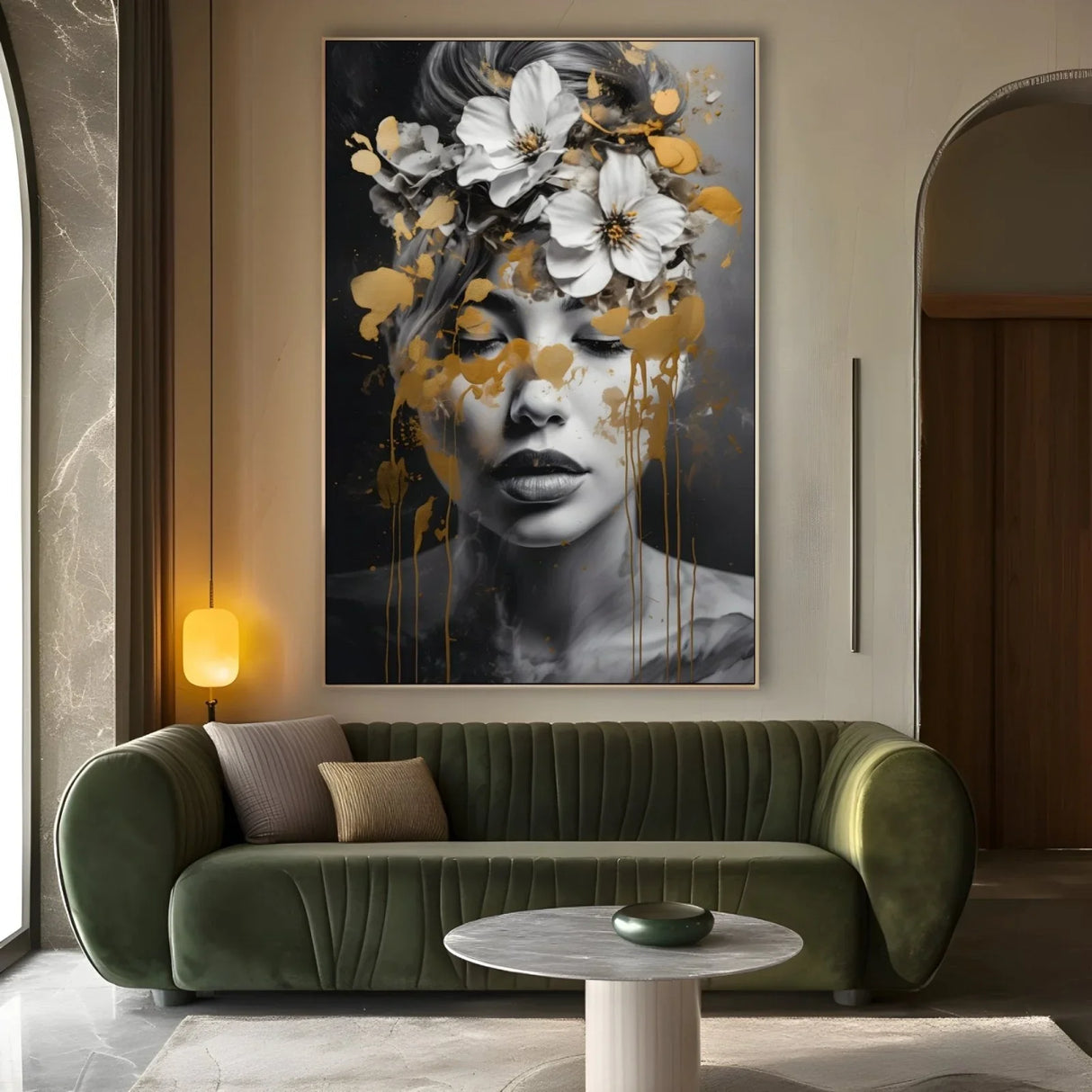 Quadro Stampa su Tela Volto dell'anima - CupidoDesign