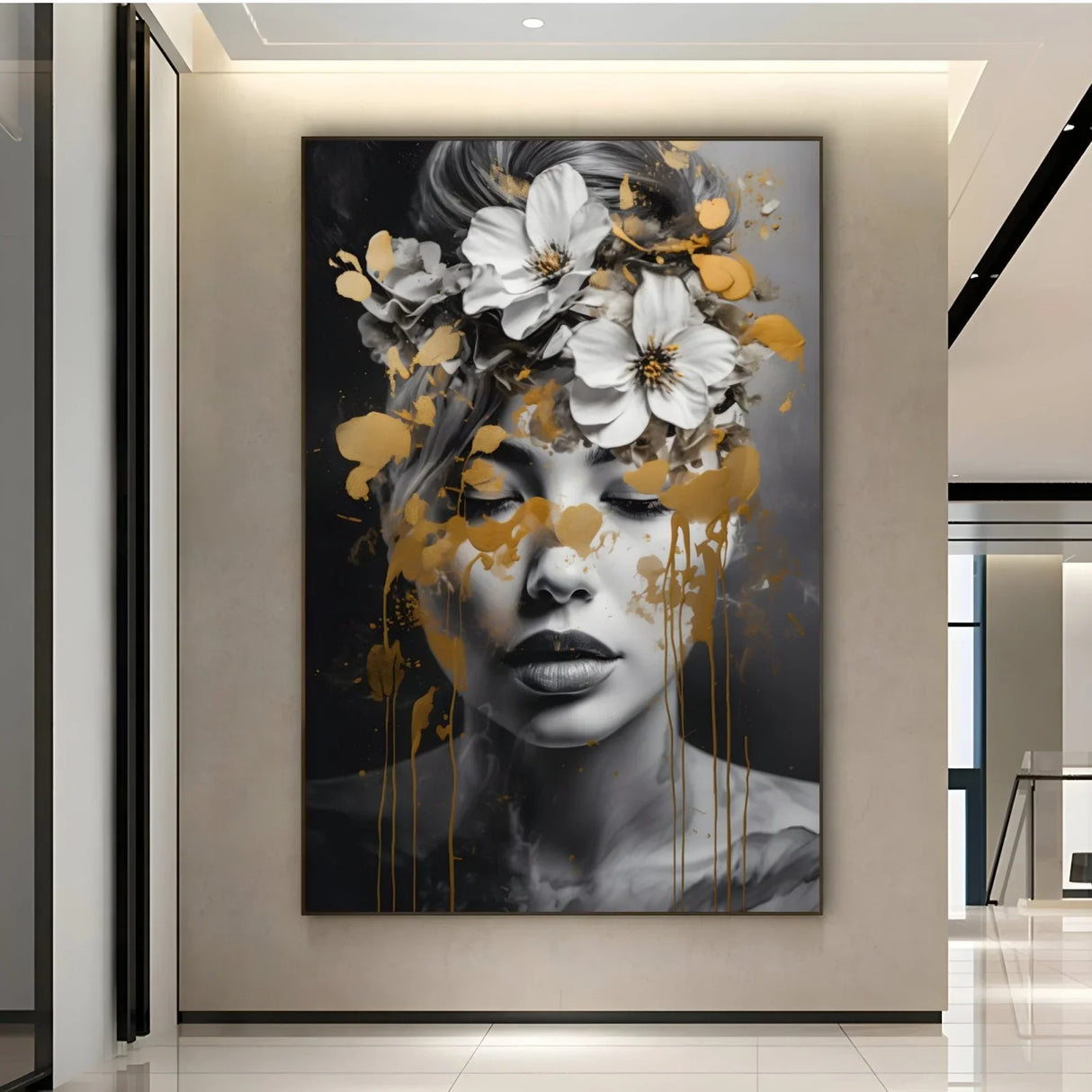 Quadro Stampa su Tela Volto dell'anima - CupidoDesign