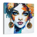 Quadro Stampa su Tela Volto di ceramica - CupidoDesign