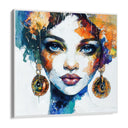 Quadro Stampa su Tela Volto di ceramica - CupidoDesign