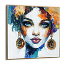 Quadro Stampa su Tela Volto di ceramica - CupidoDesign