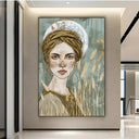 Quadro Stampa su Tela Volto di spighe - CupidoDesign