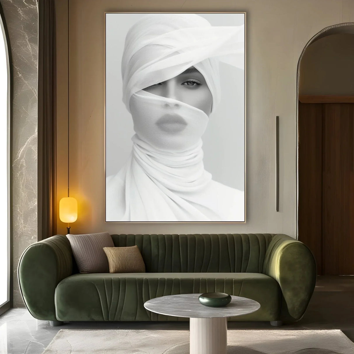 Quadro Stampa su Tela Volto etereo - CupidoDesign