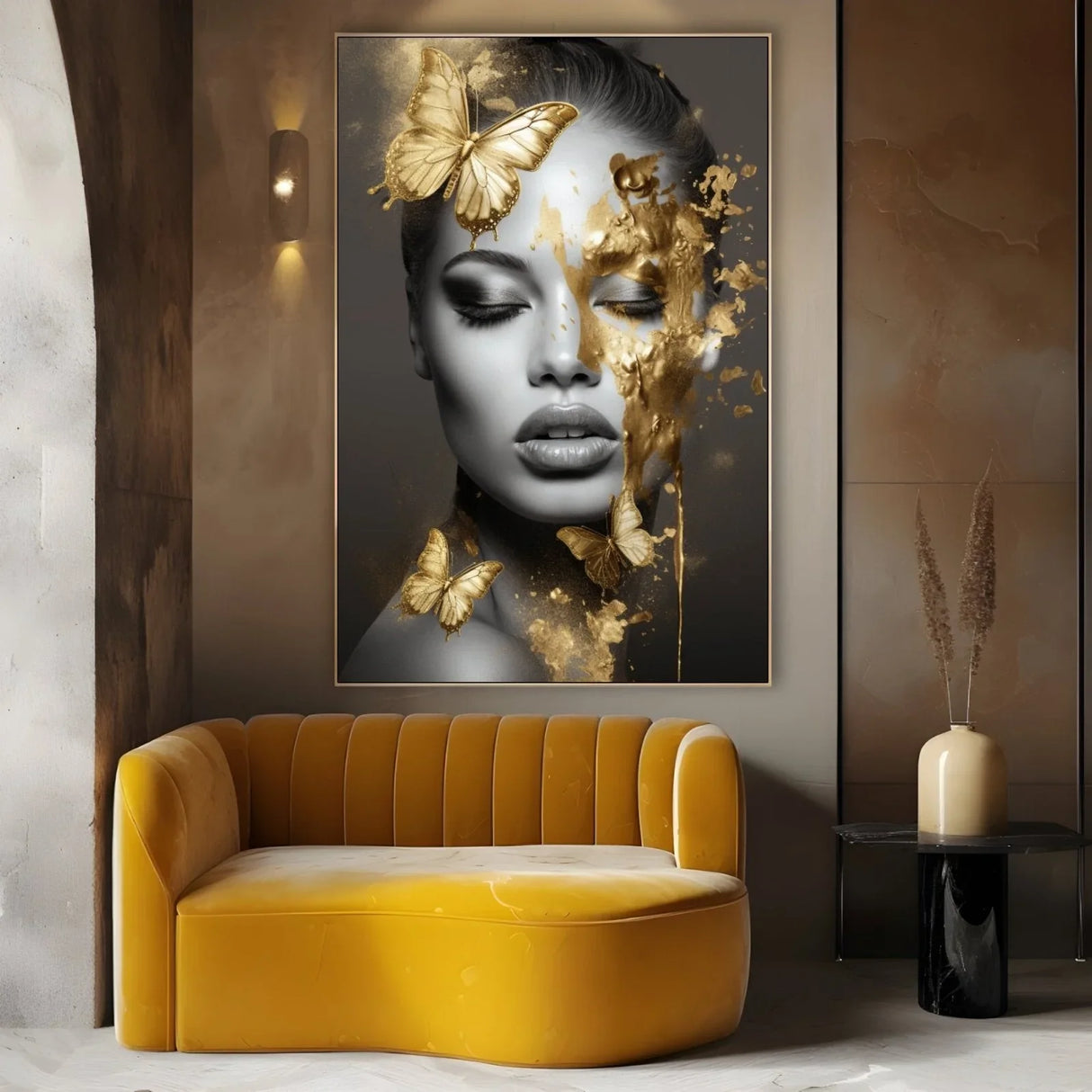 Quadro Stampa su Tela Volto Radiante - CupidoDesign