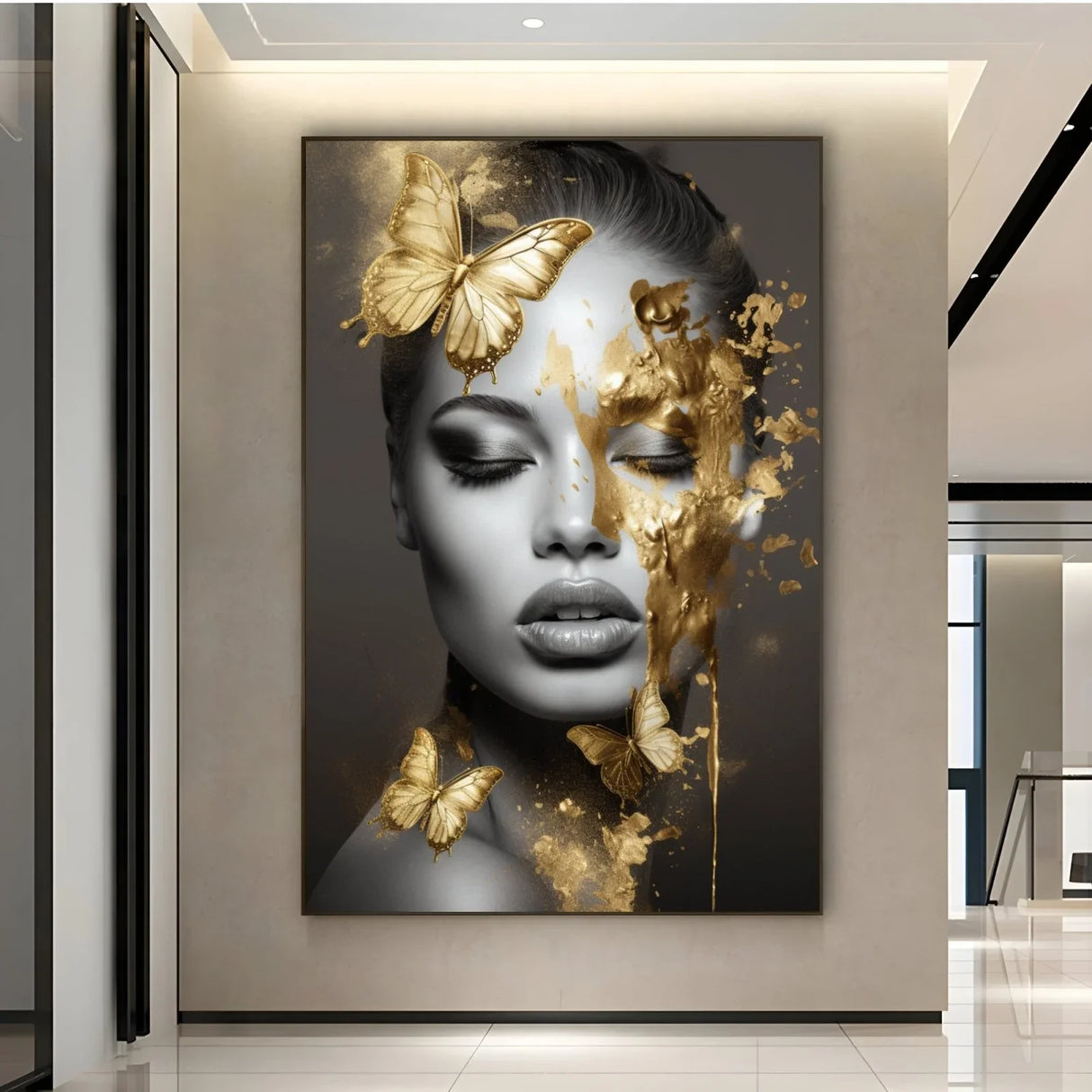 Quadro Stampa su Tela Volto Radiante - CupidoDesign