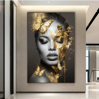 Quadro Stampa su Tela Volto Radiante - CupidoDesign
