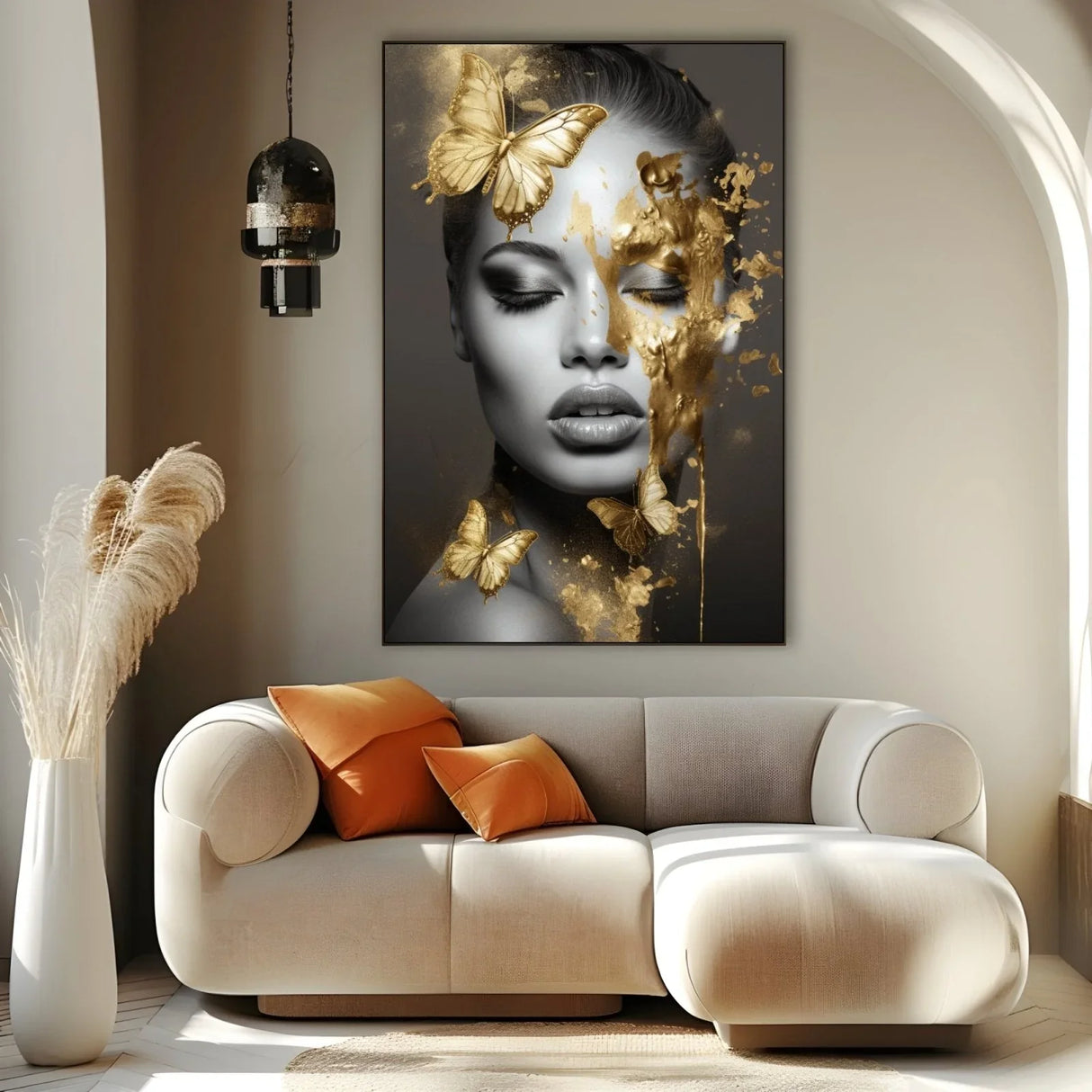 Quadro Stampa su Tela Volto Radiante - CupidoDesign