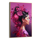 Quadro Stampa su Tela Volto Rosa - CupidoDesign