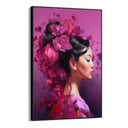 Quadro Stampa su Tela Volto Rosa - CupidoDesign